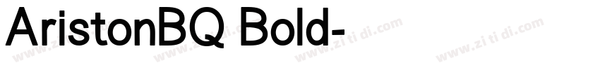 AristonBQ Bold字体转换